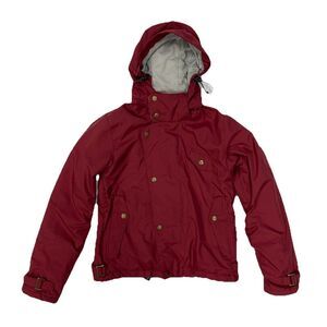 Helix Snowboardwear Jacket Women’s XS Red Hooded Insulated Winter Ski Coat
